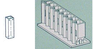 10mm Pathlength Cuvette / Multi-Cell Holder